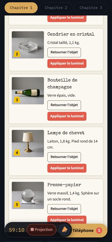 L’Affaire du Beaumont sur un téléphone