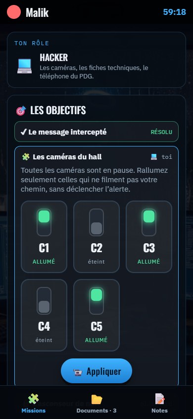 Opération Blackout sur un téléphone