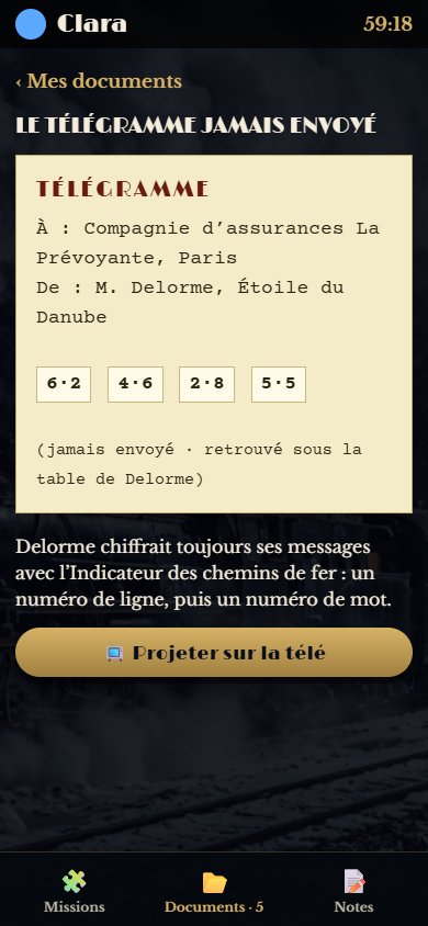 Meurtre à bord sur un téléphone