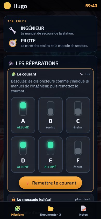 Station Kepler sur un téléphone