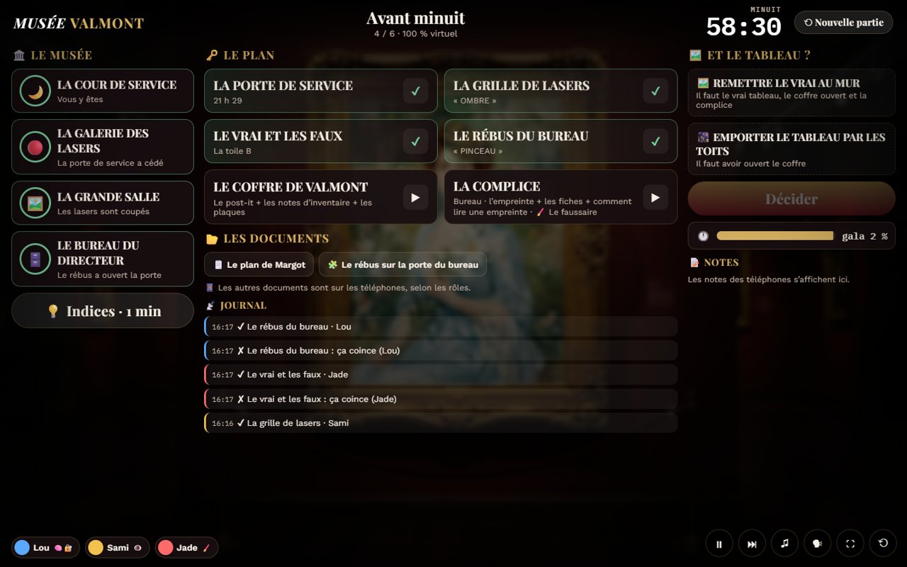 Le Casse du Musée Valmont sur la télé