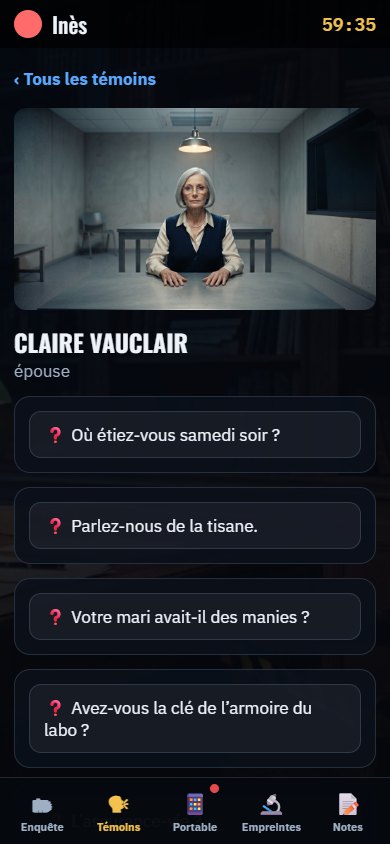 L’Affaire Vauclair sur un téléphone